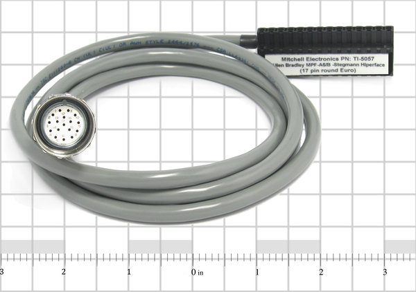 TI-5057 Allen Bradley MP A5/B Stegmann Hiperface Feedback Test Cable 17 pin M23 (Requires TI-5104)