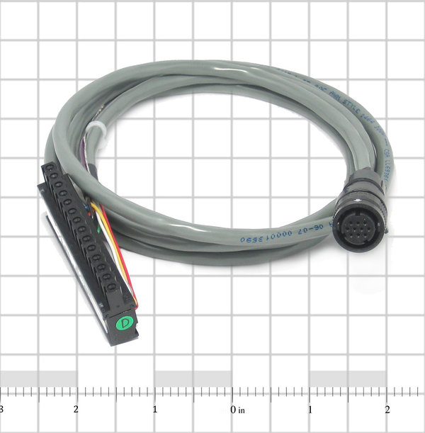 TI-5047 Fanuc Serial Feedback Test Cable (4 wire data) 10 pin Hirose